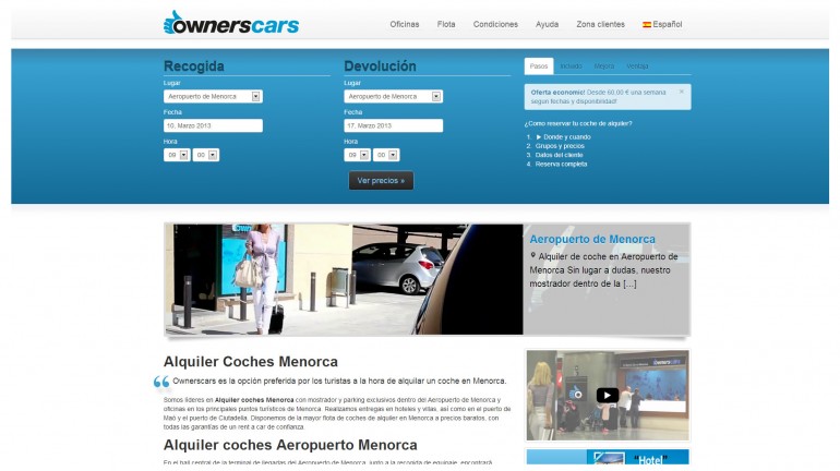 nueva web ownerscars 2013